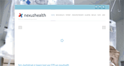 Desktop Screenshot of nexuzhealth.be