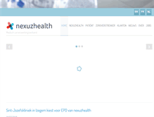 Tablet Screenshot of nexuzhealth.be